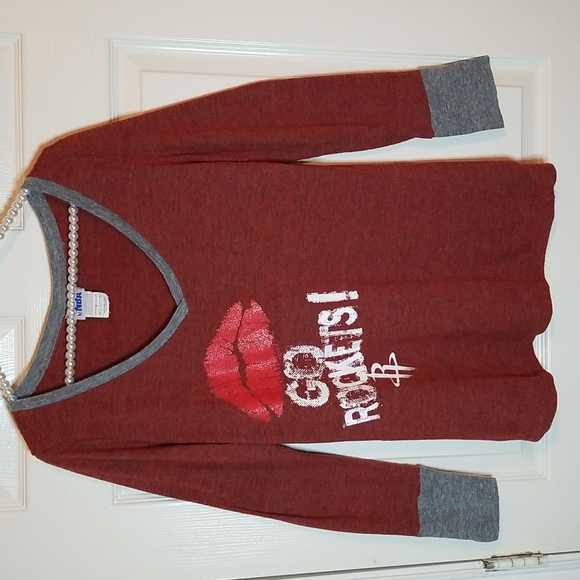 Houston Rockets Longsleeve Tee Shirt - Picture 1 of 6